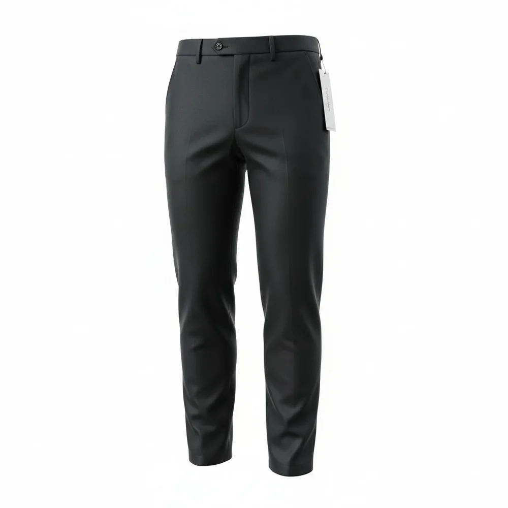 Calvin Klein Men's Skinny-Fit Wrinkle Resistant Black Dress Pants 33/30 NWT $175